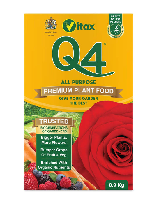 Vitax Plant Food Vitax Q4 Pelleted Plant Food 0.9KG