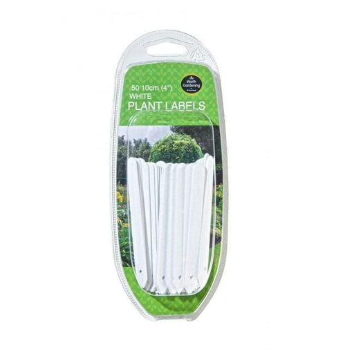 Garland Plant Labels Garland 10cm White Plant Labels 50 Pack