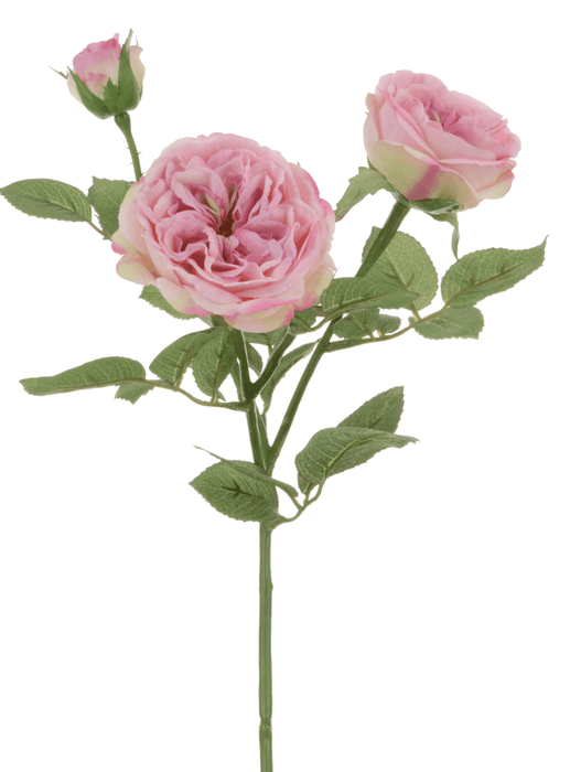 Floral Silk Roses Pink Spray Rose 61cm