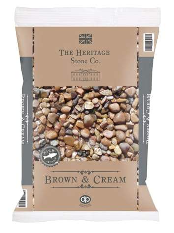 Deco Pak Stones Brown & Cream 20kg Bag
