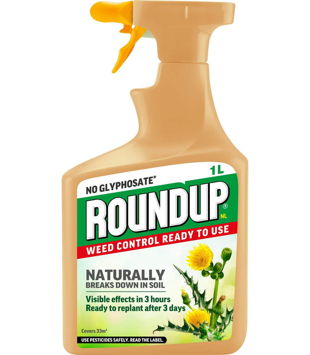 Roundup Weed Killer Roundup All Natural Weed Control Ready to Use 1 Litre