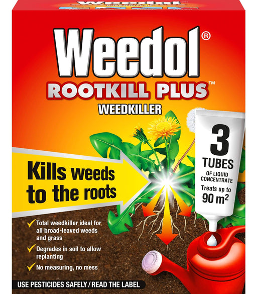 Weedol Weed Killer Weedol Rootkill Plus Liquid Concentrate Tubes 3 tube carton